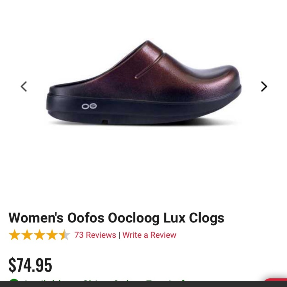 OOFOS size 9 EUC